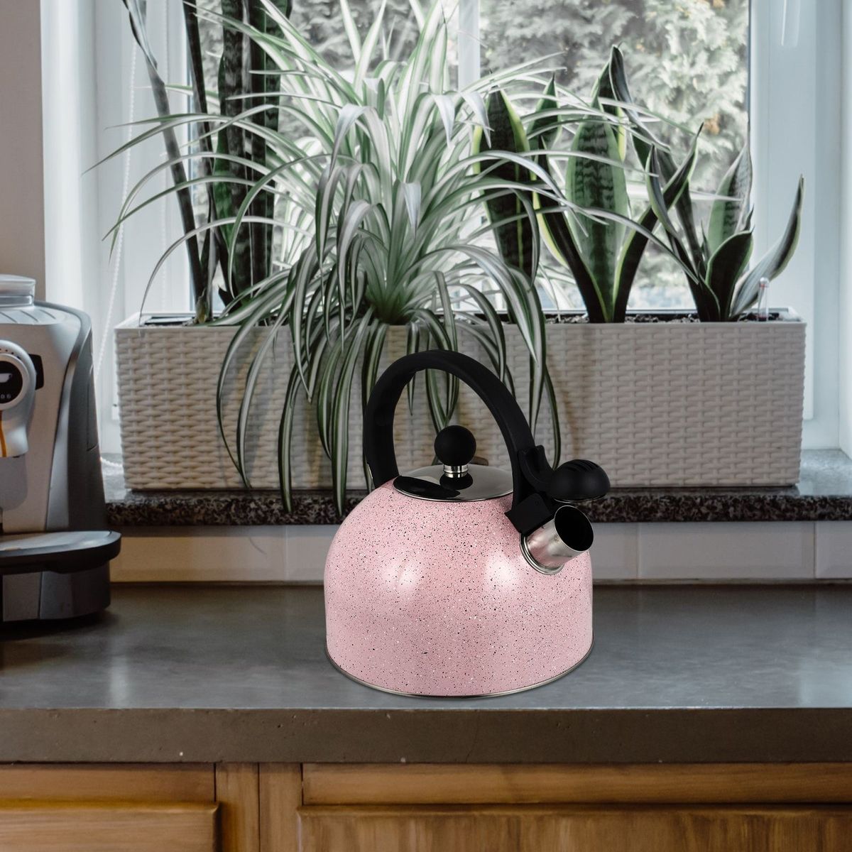 1pc Whistling Kettle 2.5L Stainless Steel Whistle Tea