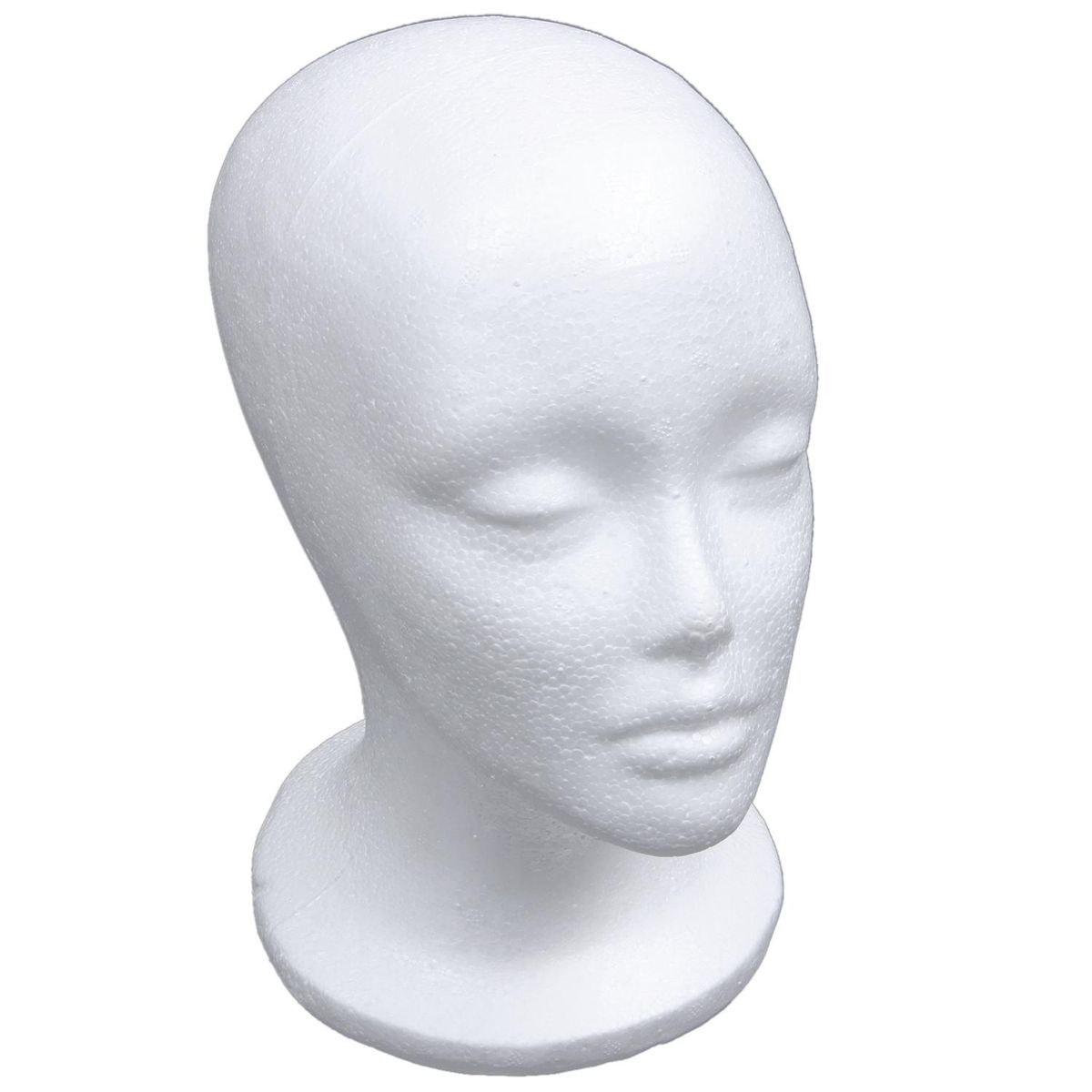 Female Foam Mannequin Head Model Hat Wig Display Stand