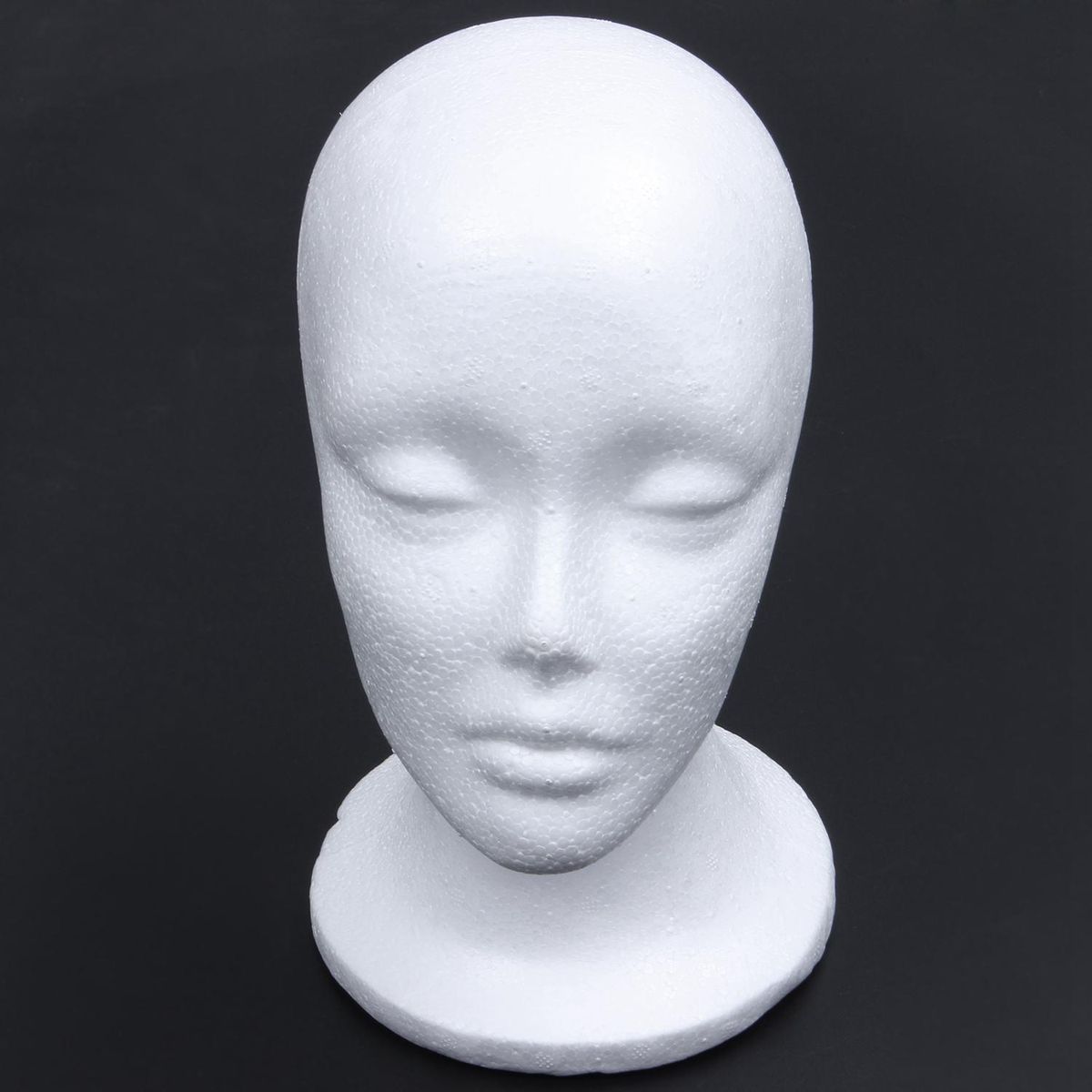 Female Foam Mannequin Head Model Hat Wig Display Stand