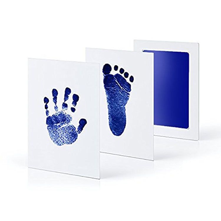 DIY Newborn Baby Hand And Footprint Kit Ink Pads Photo