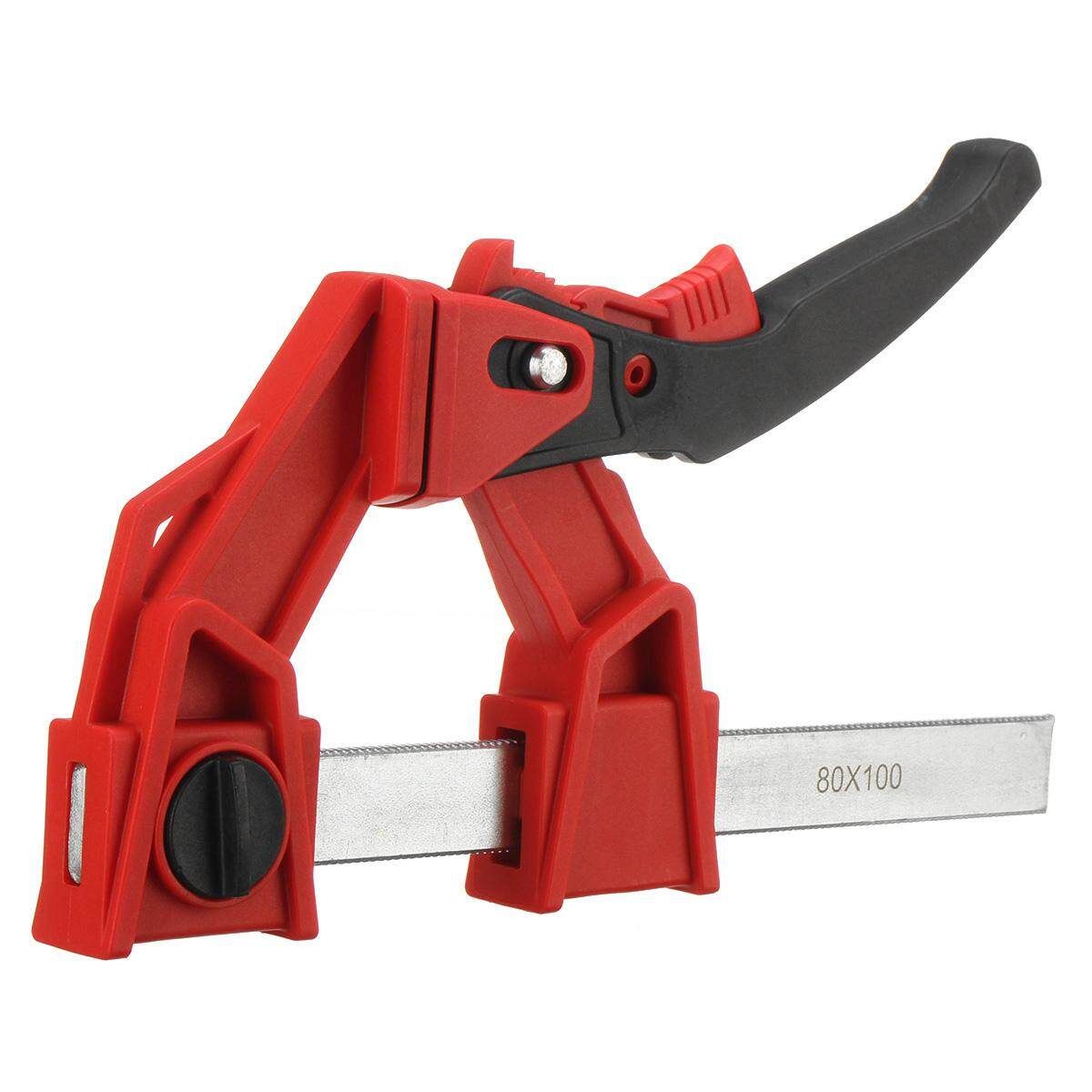 80-300mm Woodworking Clamp Quick Release Wood Working Bar F Clamp Grip Ratchet Squeeze DIY Hand Carpentry Gadgets Heavy Duty 80-100mm