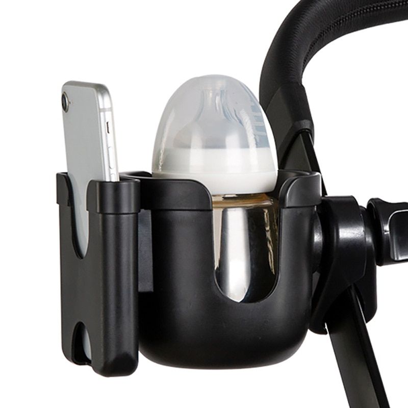 Porte-bouteille 2 En 1 Pour Poussette De Bebe, Porte-gobelet, Bouton, Bouilloire, Velo, Vehicule electrique, Porte-gobelet Universel Pour Telephone Style A