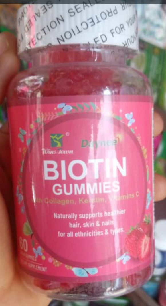 Biotin Gummies With Biotin And Vitamins 60 Capsule