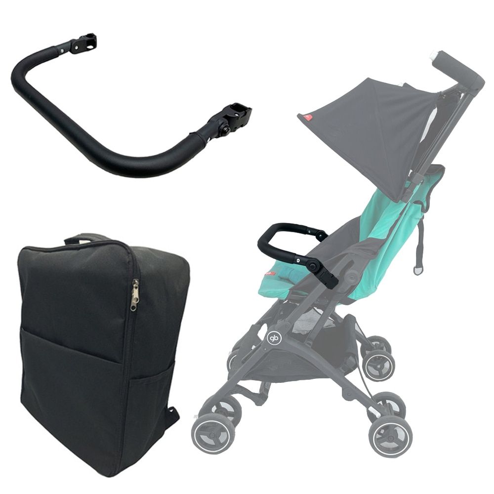 Sac De Voyage Et Accoudoir Pour Accessoires De Poussette De Bebe, Pour GB Pockit Plus, Sac a Dos De Rangement Pour Goodbaby Pockit + (pas Pour Toutes Les Villes) PU Armrest Bag