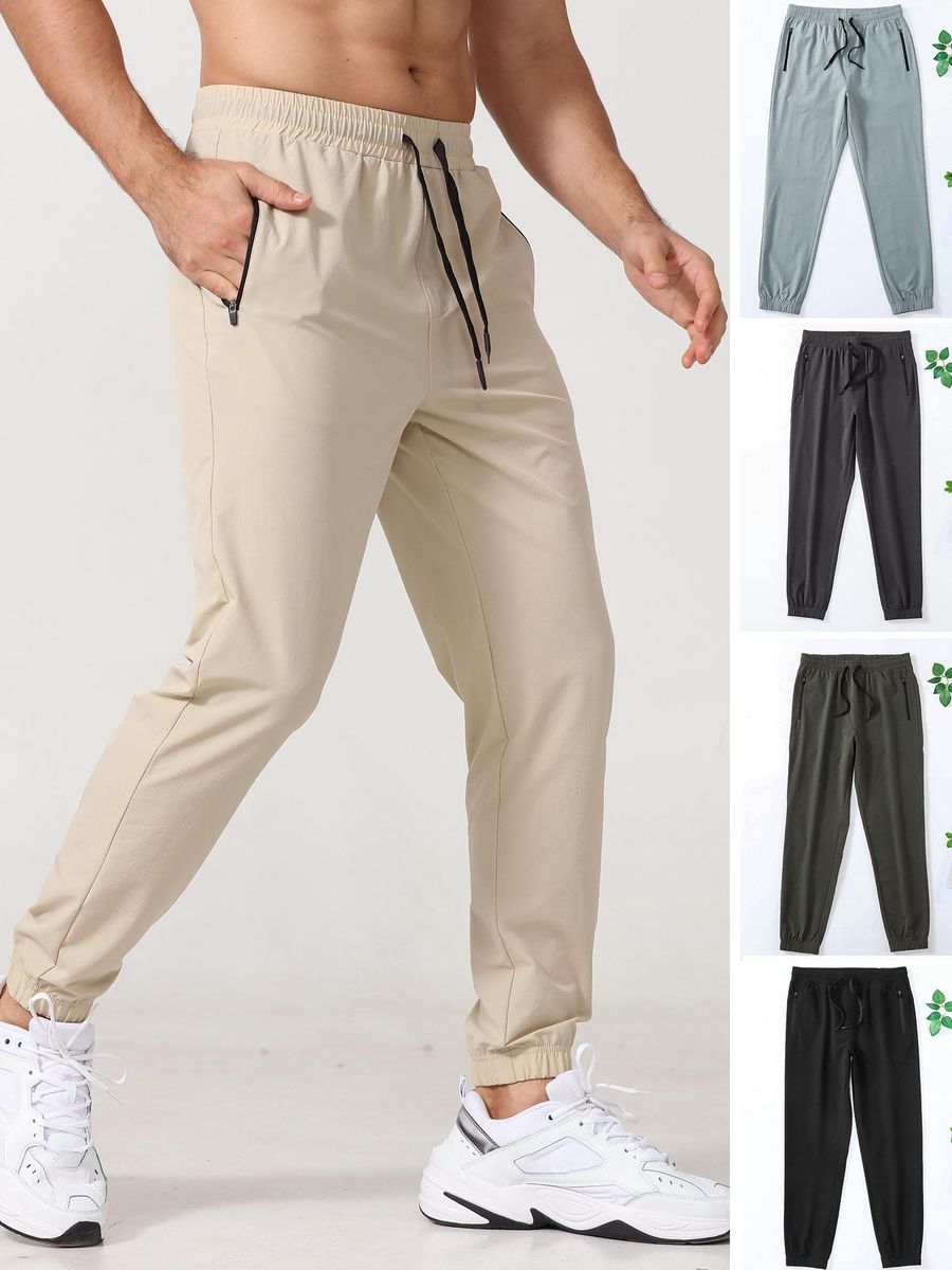 Men Jogger Pants Lightweight Sweatpants with Pockets Towel Loop Running Workout Athletic Joggers