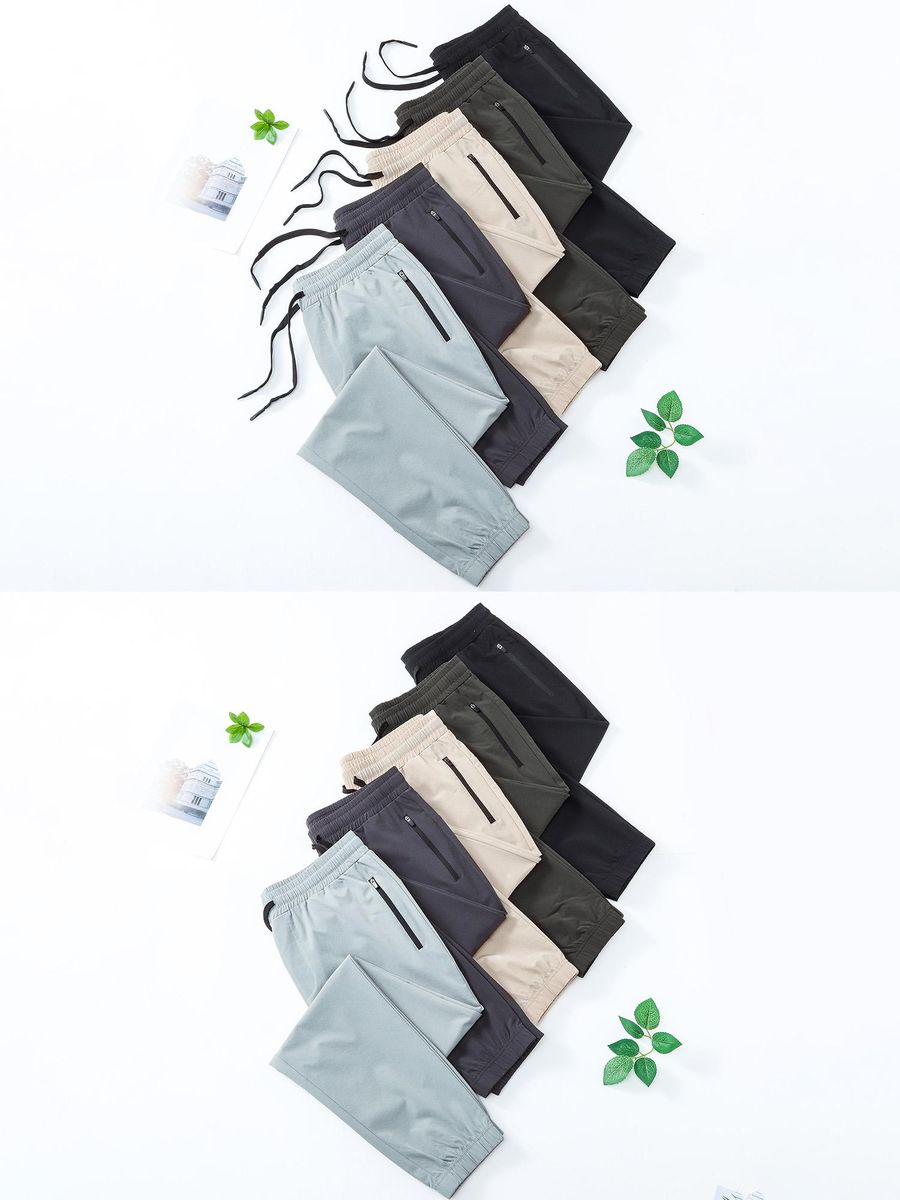 Men Jogger Pants Lightweight Sweatpants with Pockets Towel Loop Running Workout Athletic Joggers