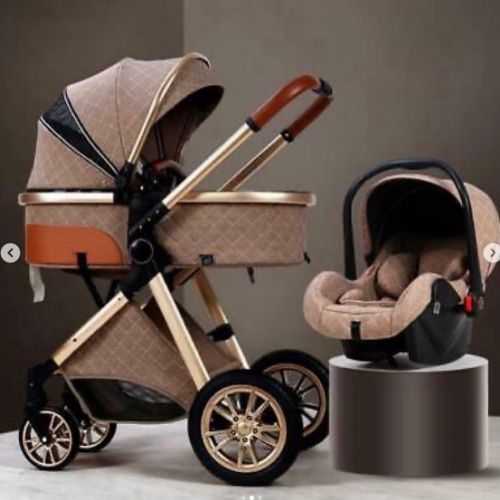 3in1Luxury Baby Stroller Foldable Newborn Infant CarSeat