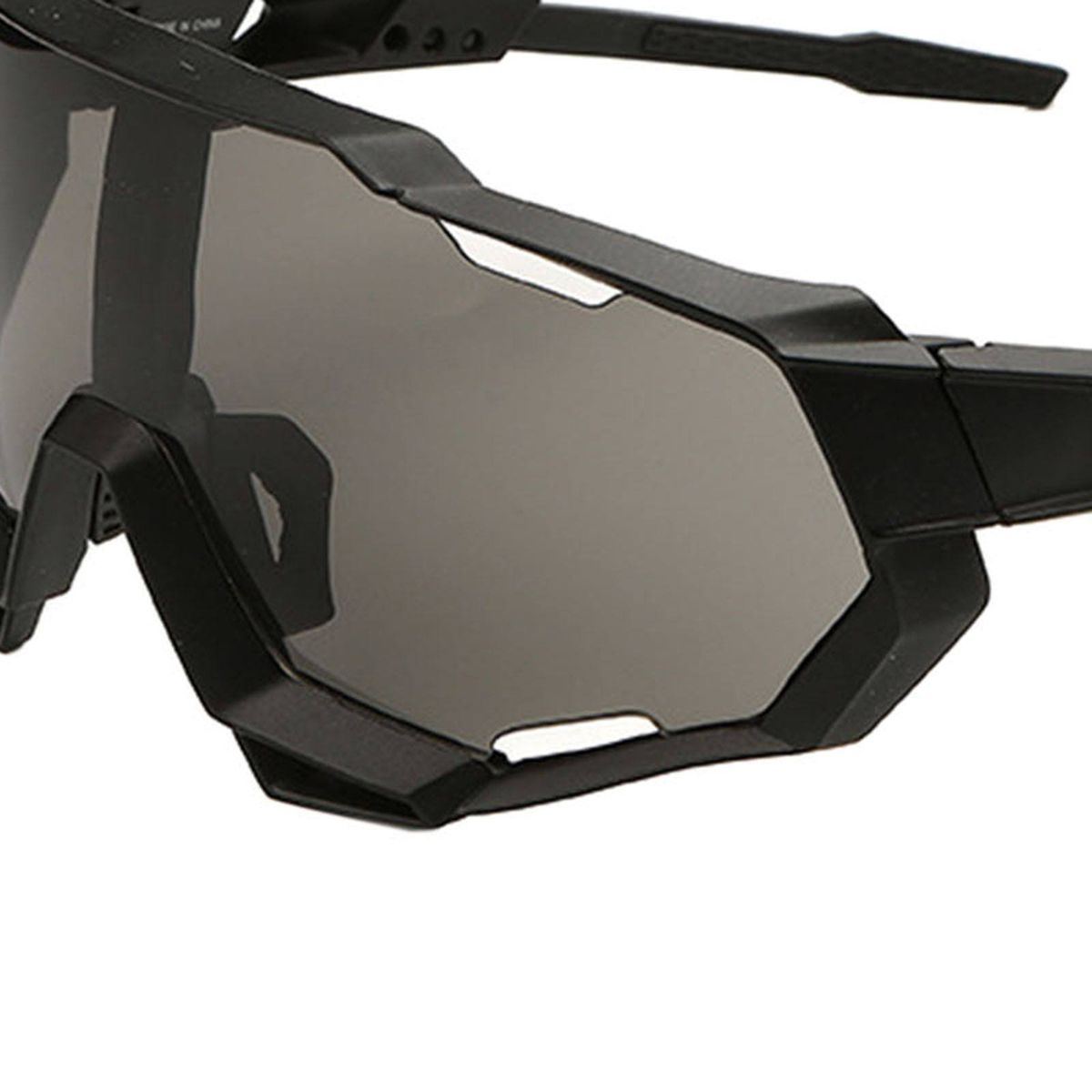 Men Polarized Cycling Sunglasses UV400 Bike  Ski Driving Black