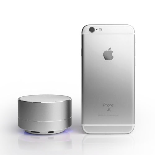 A10 Wireless Portable Bluetooth Speaker With Mic, Led Light, Micro Sd Card Slot