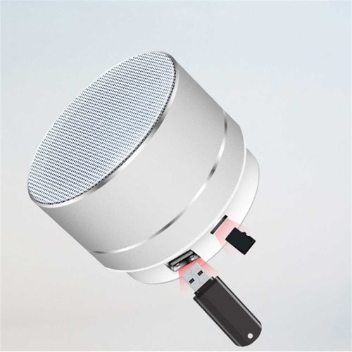 A10 Wireless Portable Bluetooth Speaker With Mic, Led Light, Micro Sd Card Slot