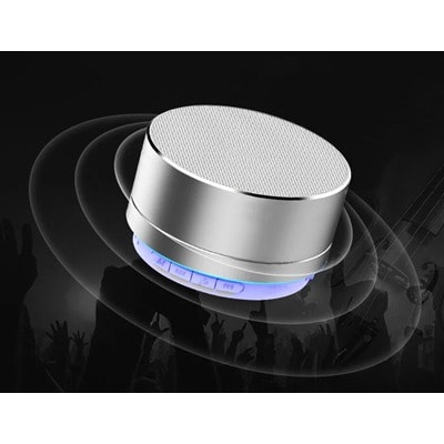 A10 Wireless Portable Bluetooth Speaker With Mic, Led Light, Micro Sd Card Slot