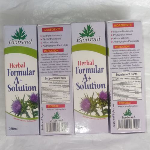 Formular A +100% Cure For Hepatitis And Liver Disease X 4