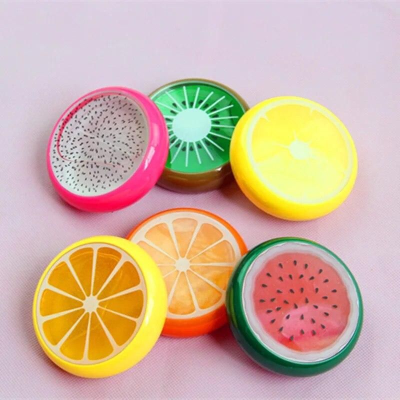 18Pcs Fruit Magnetic Colored Clay Mud Kids Baby Fun Toys Crystal  Intelligent Hand Gum Plasticine Rubber  Playdough Gift TY0135