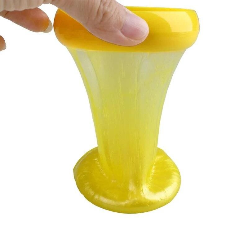 18Pcs Fruit Magnetic Colored Clay Mud Kids Baby Fun Toys Crystal  Intelligent Hand Gum Plasticine Rubber  Playdough Gift TY0135