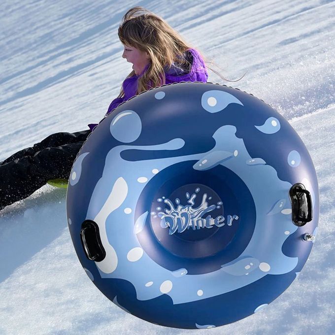 Snow Tube Skiing 47'' With Reinforced Handle Skating Kids And