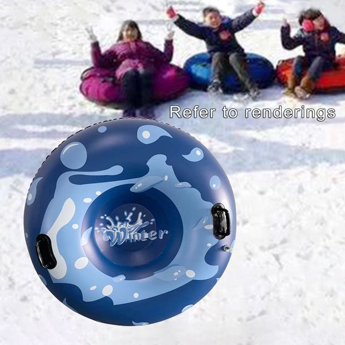 Snow Tube Skiing 47'' With Reinforced Handle Skating Kids And