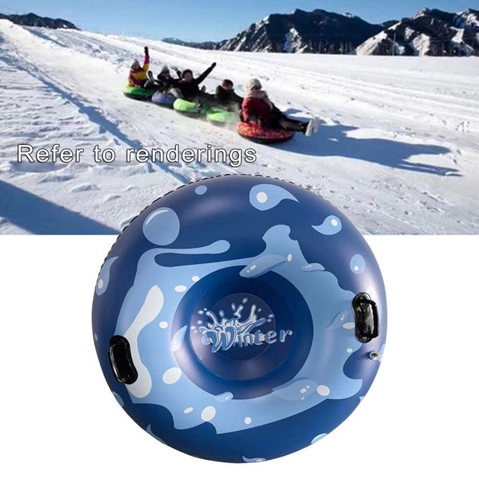 Snow Tube Skiing 47'' With Reinforced Handle Skating Kids And