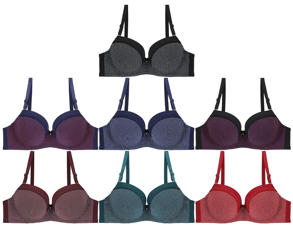 HIGH QUALITY PUSH UP POKA BRA (D Cup Ladies)