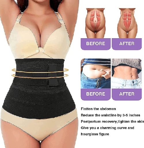 Women Ladies Female Slimming Tummy Wrap Shapewear.6 Meters Long