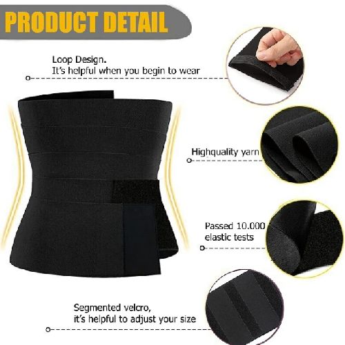 Women Ladies Female Slimming Tummy Wrap Shapewear.6 Meters Long
