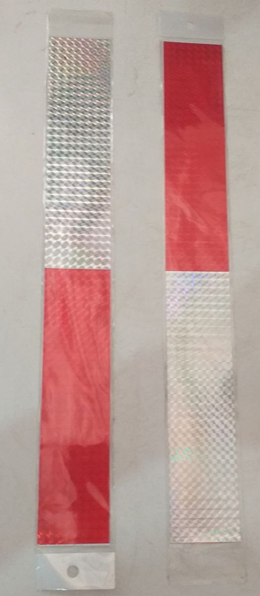 10PCS SELF-ADHESIVE SAFETY REFLECTIVE TAPE FOR TRUCKS & CARS