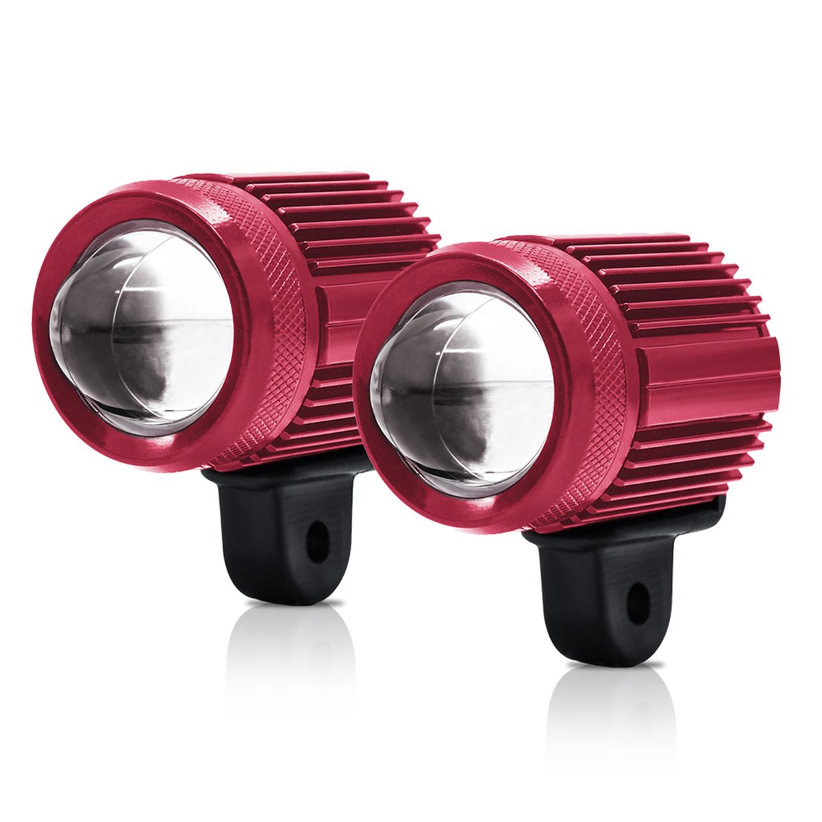 2Pcs Motorcycle Spot Light Motorcycle LED Driving Light Fog