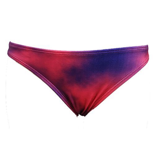 Women Sexy Cross Halter Contrast Color Swimsuit