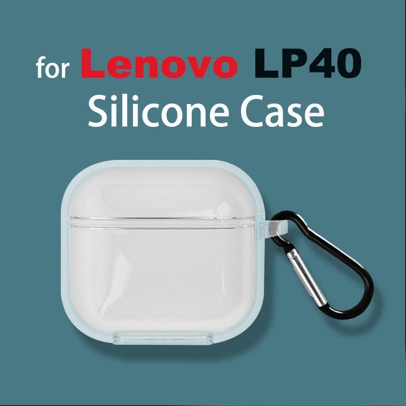 Silicone Cover Case For Lenovo LP40 Bluetooth Cases Earphone Accessories Skin