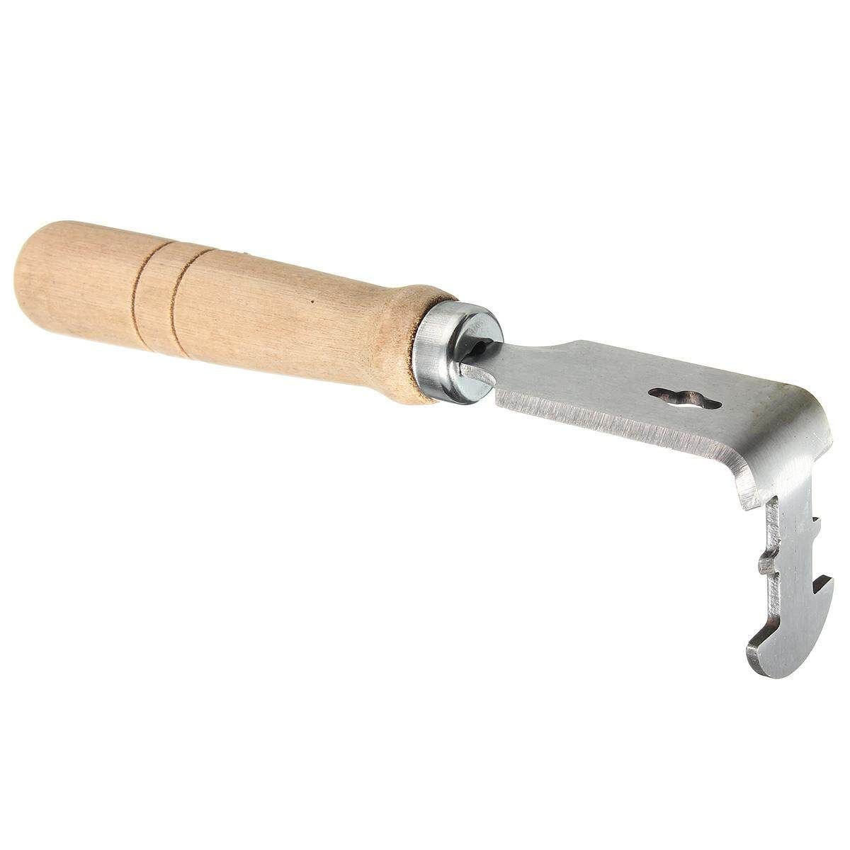 Stainless Steel Bee Hive Frame Cleaning Cleaner Scraper Beekeeping Wooden Handle