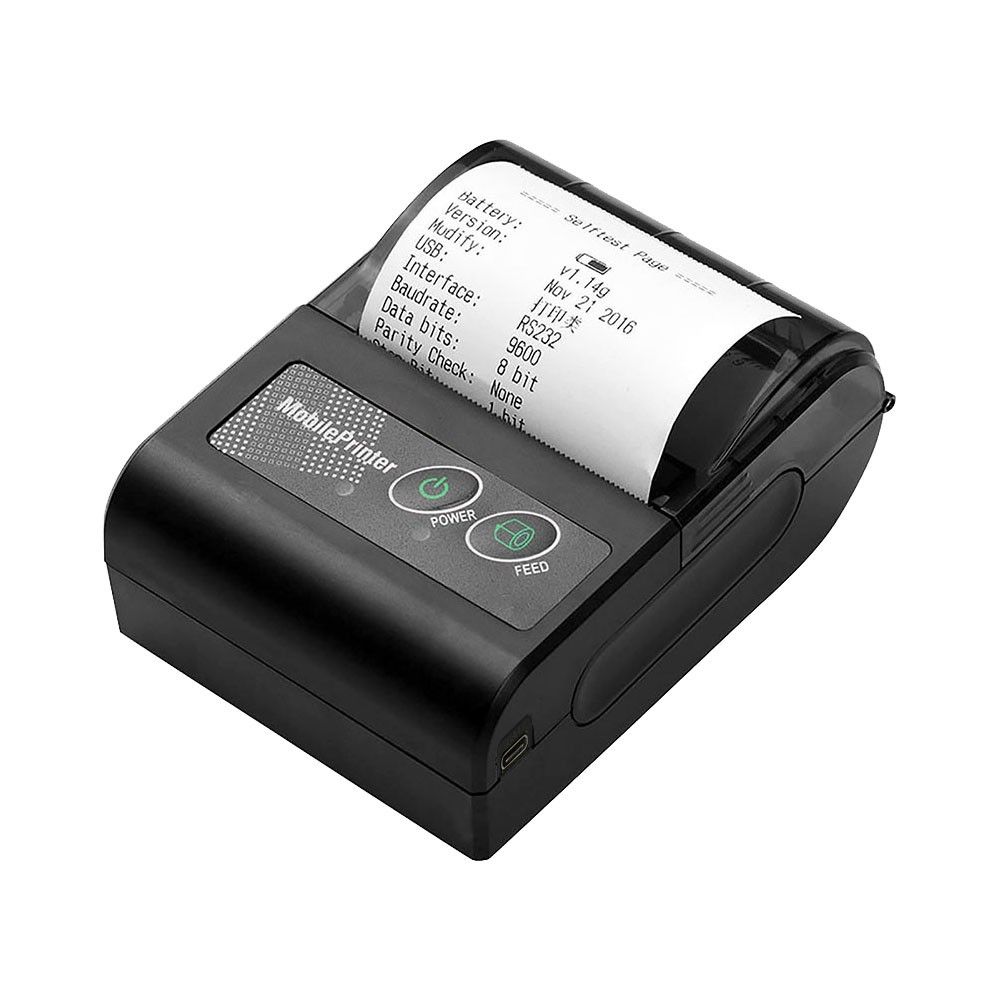 Portable 58mm Thermal Receipt Printer Wireless BT Mobile
