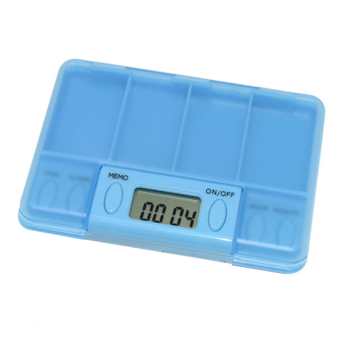 4 G-rid M-edicine Storage Box Separated P-ill Organizer With