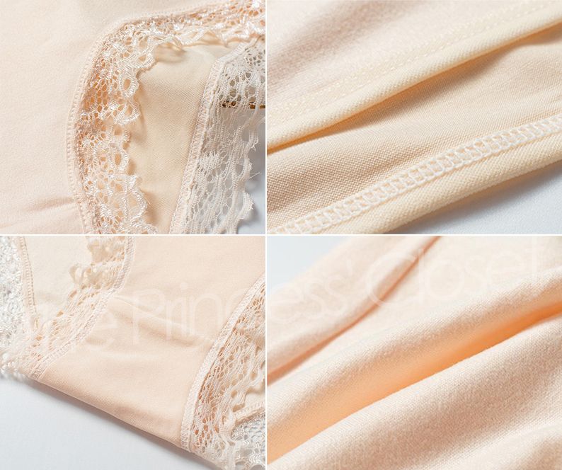 P07 Sexy Transparent Lace Panties-4 In 1