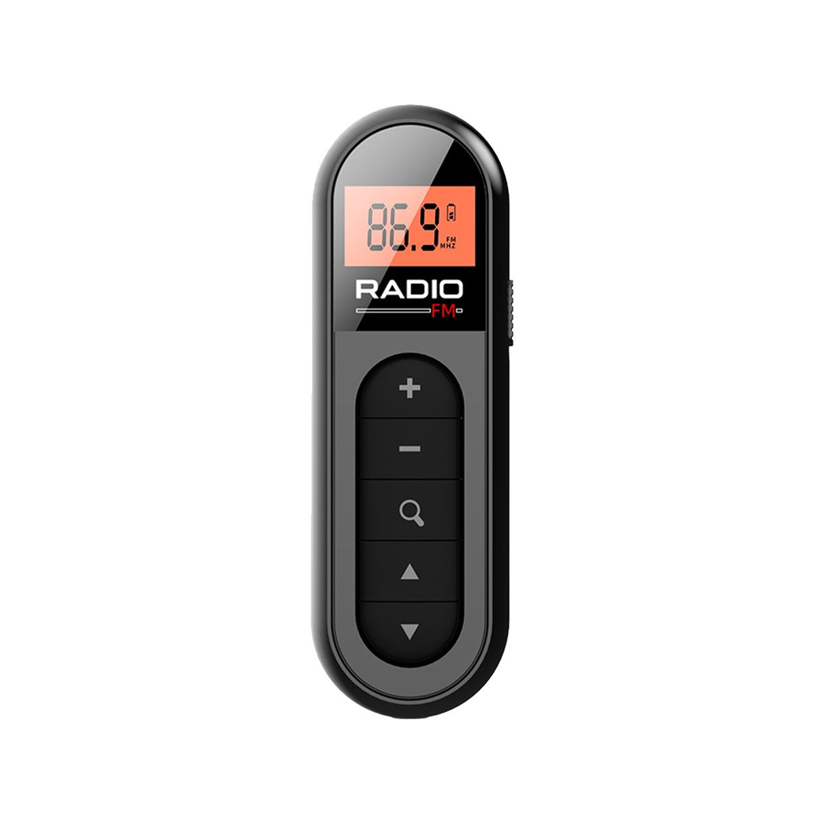 Mini Pocket FM Radio Rechargeable Portable 76-108MHZ