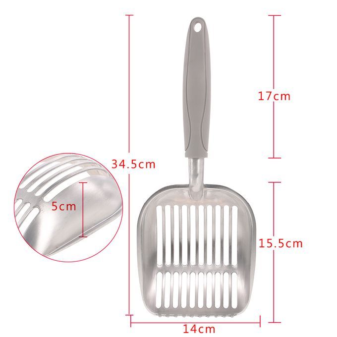 Aluminum Alloy Hollow Cat Litter Scooper Litter Shovel
