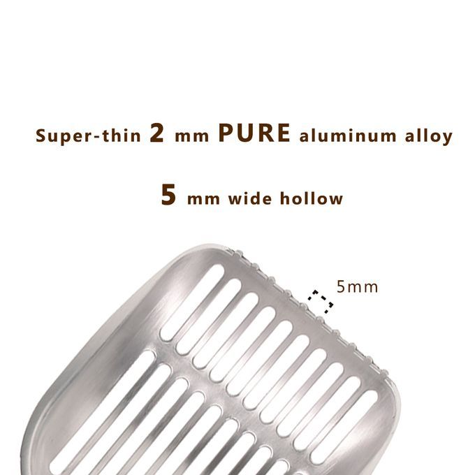 Aluminum Alloy Hollow Cat Litter Scooper Litter Shovel