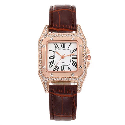 Square Belt Watch+bracelet Set