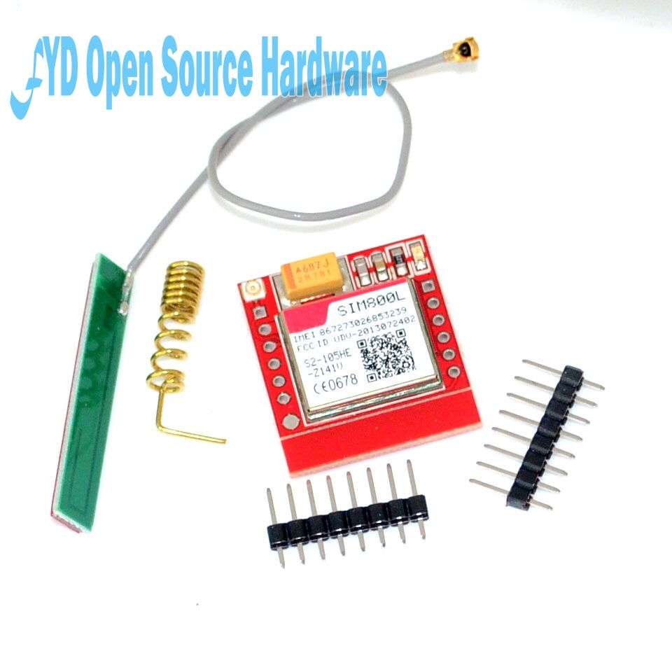 SIM800L GPRS GSM Module Micro SIM Card Core Quad-band TTL Serial Port Antenna PCB Wireless WIFI Board For Arduino Smart Phone