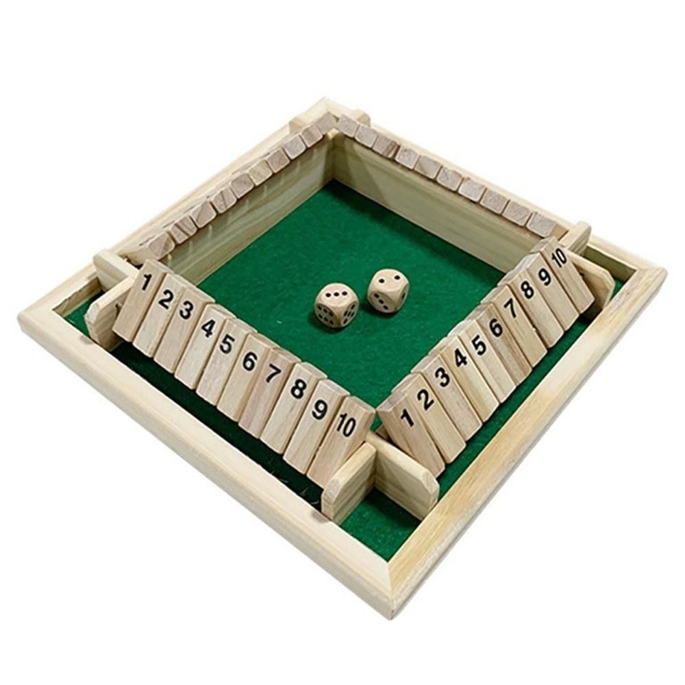 Four Side Flop Game Number Game Toys Parent-child Board Game Bar Party Leisure Game Math Toys Four-person Digital Game Toys