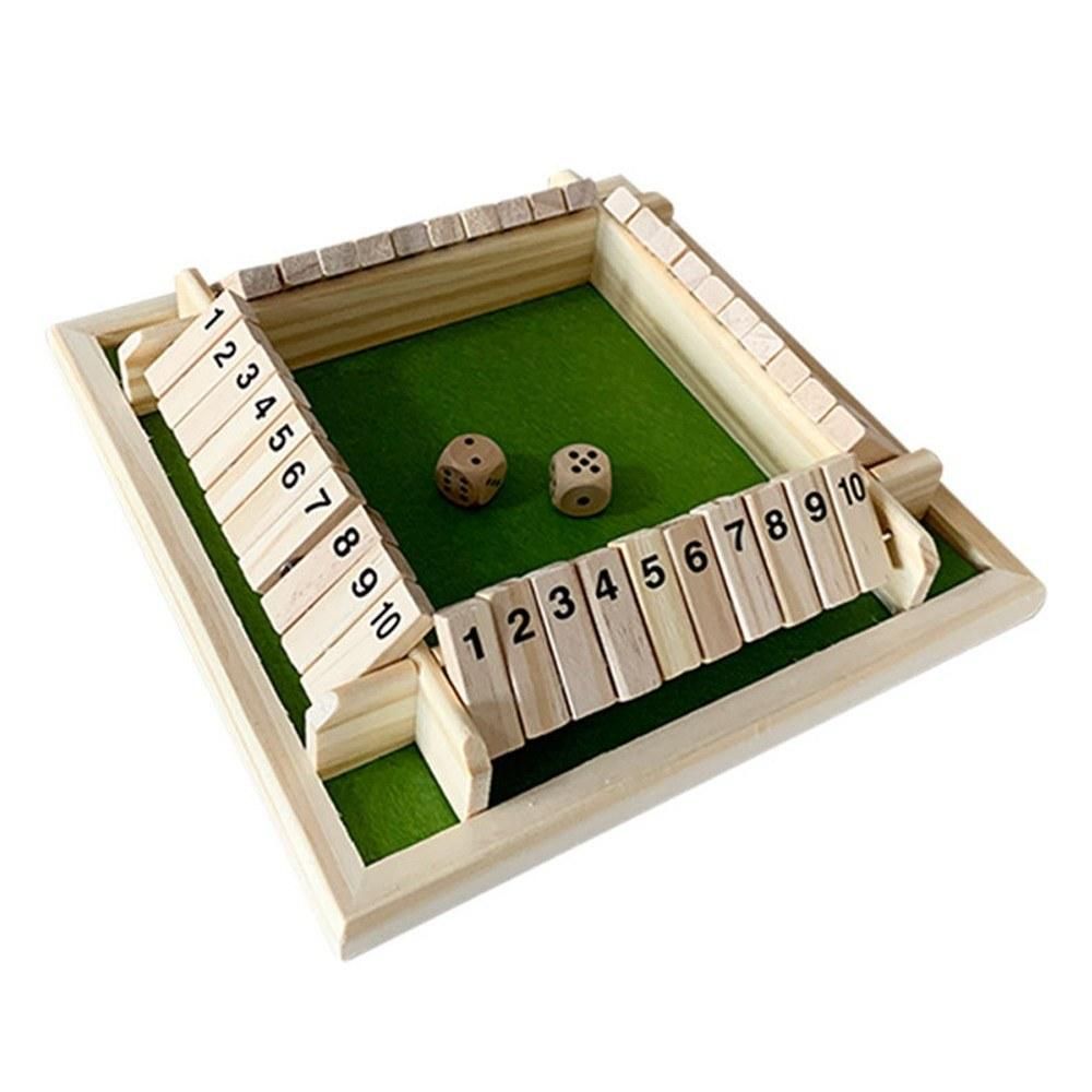 Four Side Flop Game Number Game Toys Parent-child Board Game Bar Party Leisure Game Math Toys Four-person Digital Game Toys