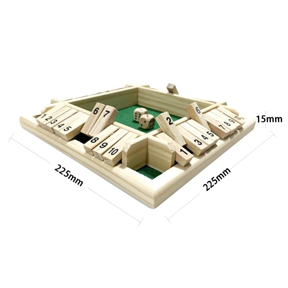 Four Side Flop Game Number Game Toys Parent-child Board Game Bar Party Leisure Game Math Toys Four-person Digital Game Toys