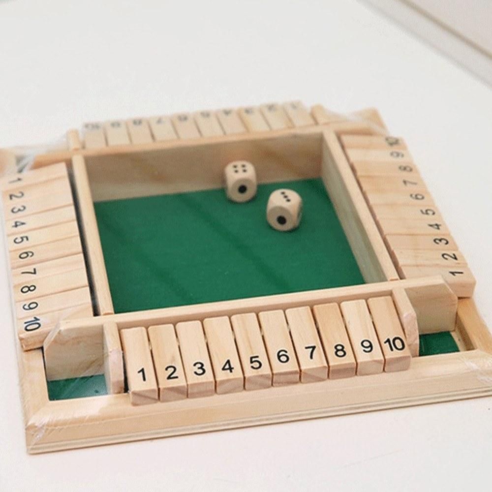 Four Side Flop Game Number Game Toys Parent-child Board Game Bar Party Leisure Game Math Toys Four-person Digital Game Toys