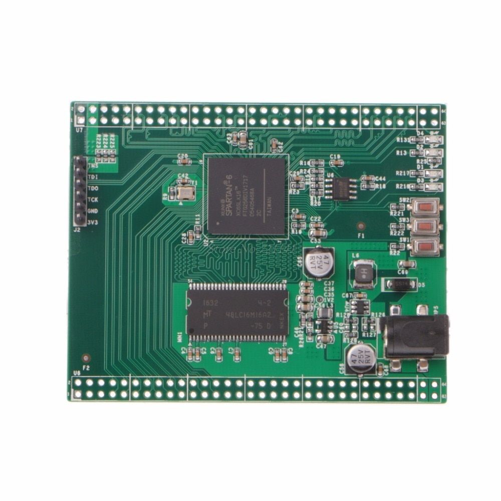 XC6SLX16 Spartan 6 Xilinx FPGA Development Board With 32Mb Micro SDRAM Memory Integrated Circuits