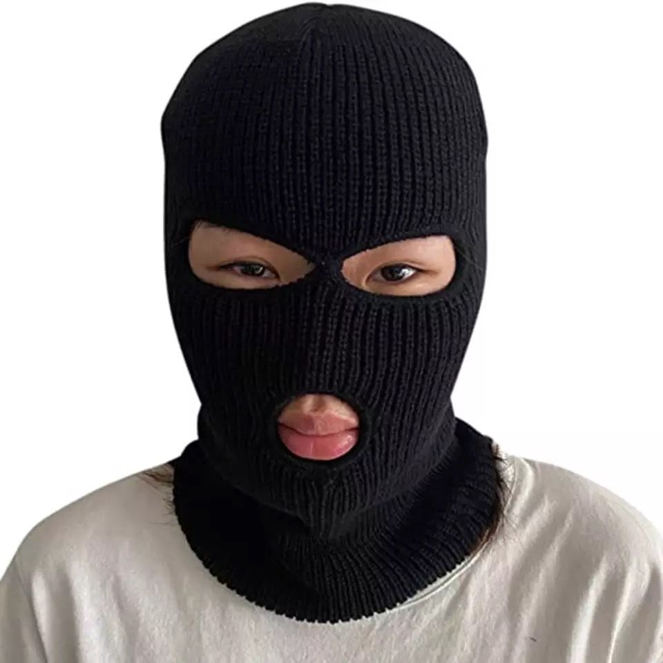 Unisex Three Hole Full Face Mask For Men And Women