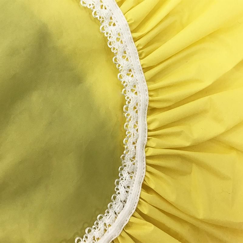 1Pcs Household Waterproof Shower Cap Swimming Cap Hotel Elastic Shower Cap Hair Set White