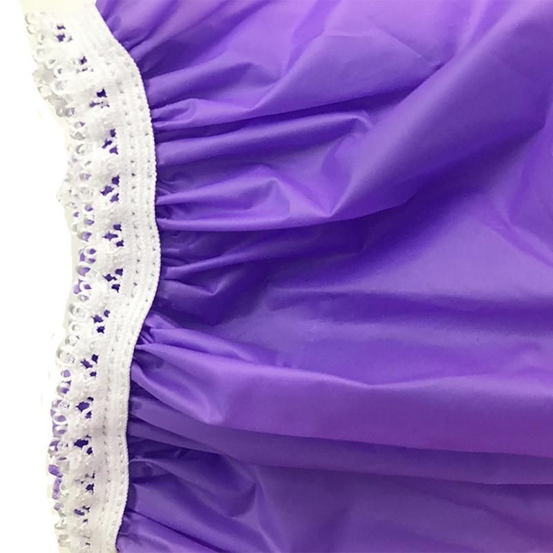 1Pcs Household Waterproof Shower Cap Swimming Cap Hotel Elastic Shower Cap Hair Set White