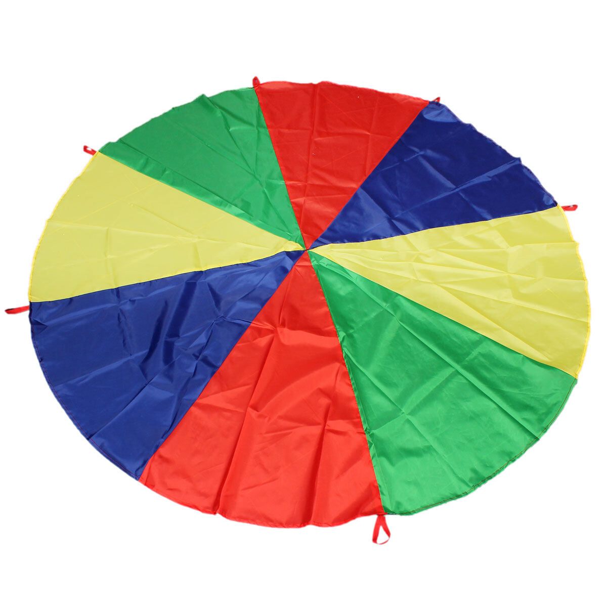 6 FT 8 Handle Children Kids Play Parachute Outdoor Game Exercise Sport