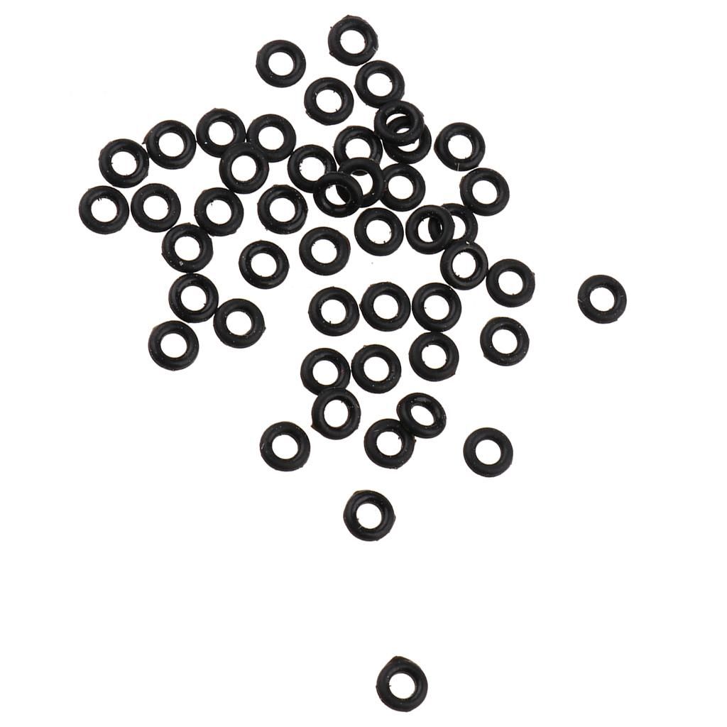 100 Pieces Rubber Dart Tip O Rings Eyelet Washer + 10 Pieces Dart