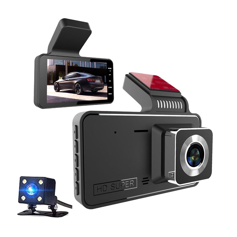 1080P DVR Dash Camera 4 Inch Car Dashcam Driving Recorder