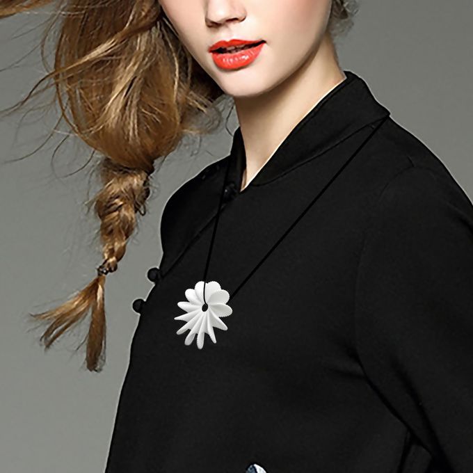 Tomfeel 3D Printed Jewelry Blooming Flower Elegant Modeling-