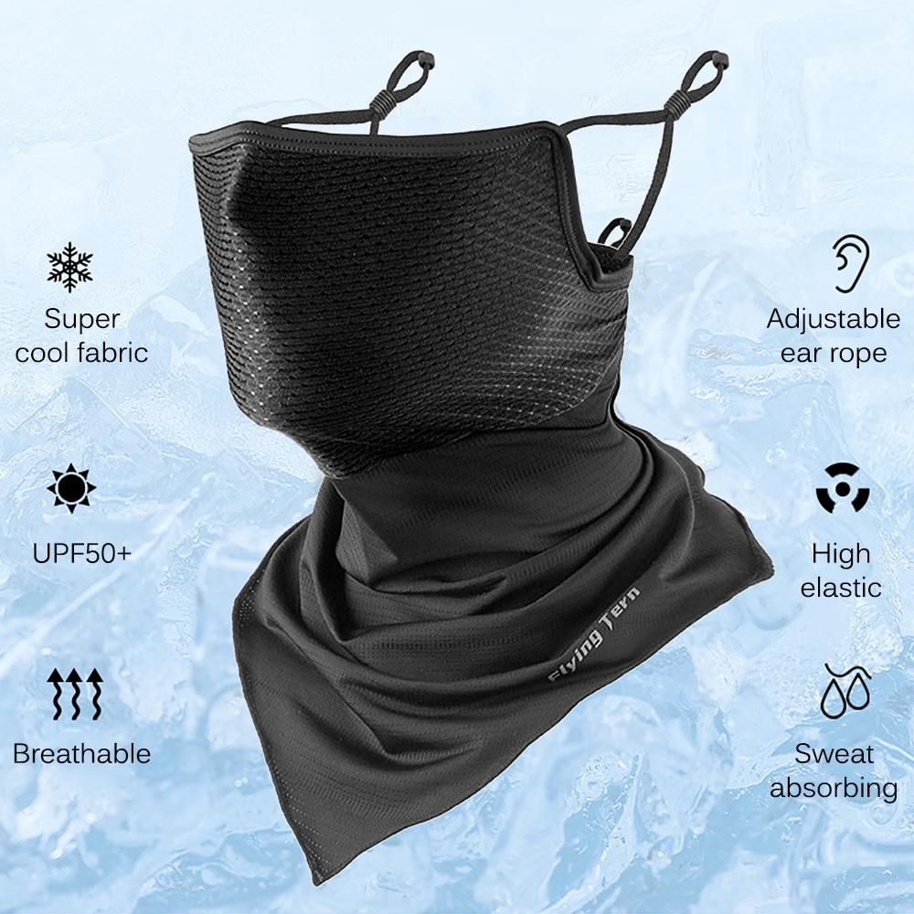 Breathable Cycling Face Cover Summer Sun Protection Face Scarf Mask Bandana for Cycling Hiking Fishing